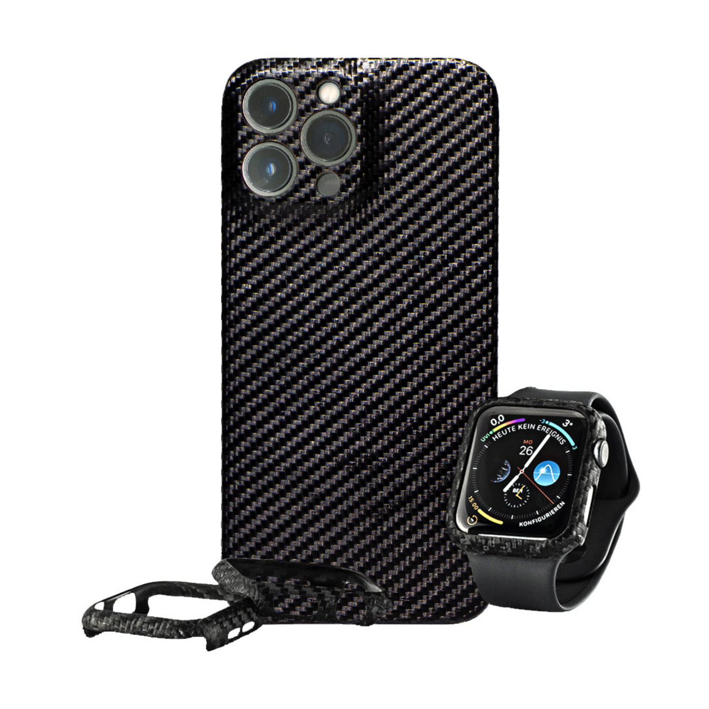 Carbon Cover Apple Watch 4 (44mm) - Reuterson Carbon Cover