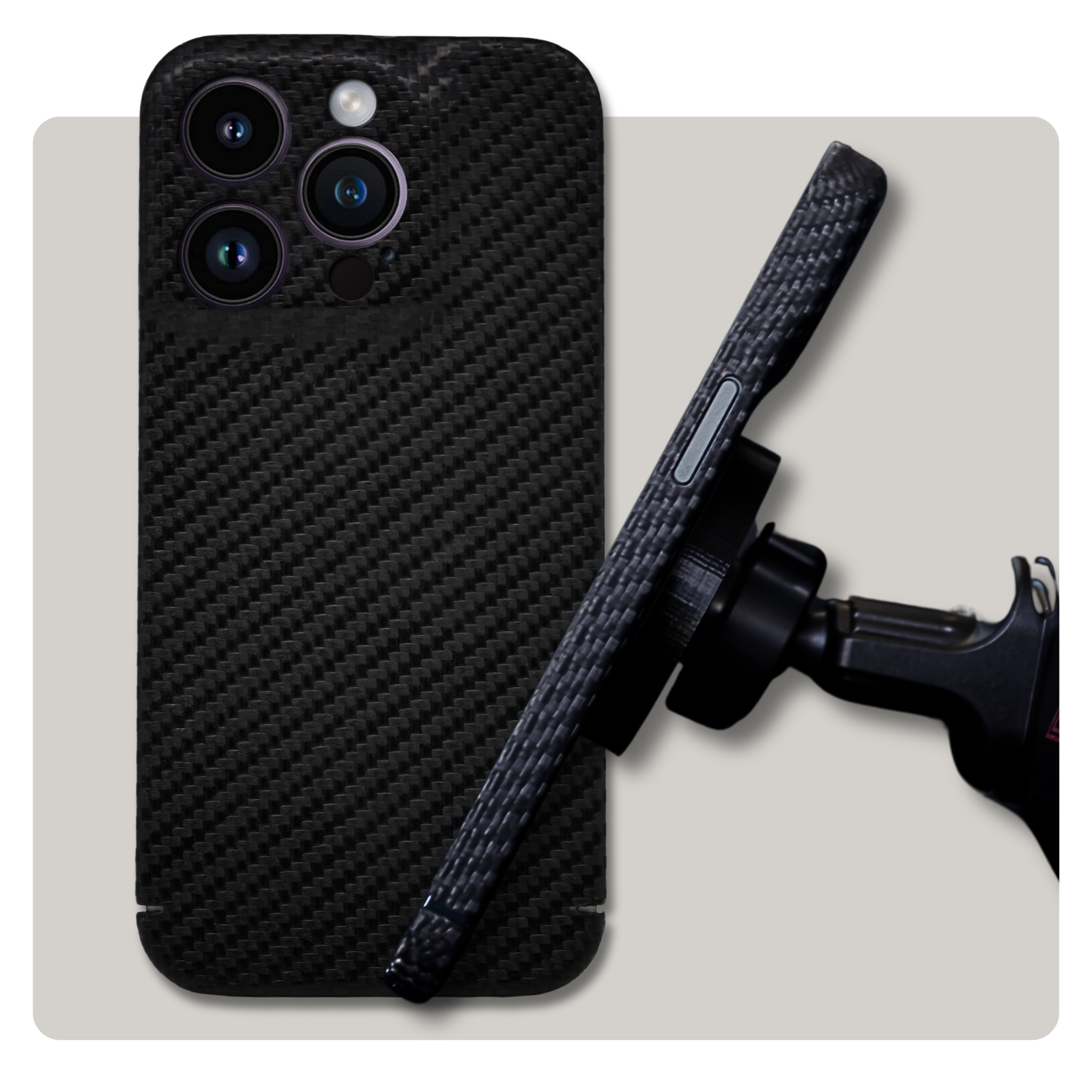 Carbon Cover iPhone 16 Plus